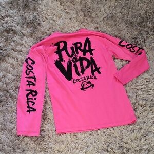 Pink Pura Vida Long Sleeve Shirt